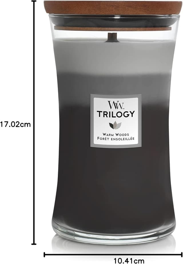 Thumbnail 5 de WoodWick Trilogy grande bougie jarre 130 h