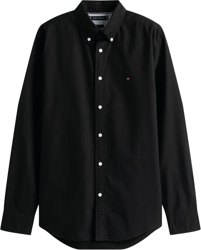 Detalle 1 de Tommy Hilfiger men’s long sleeve Oxford shirt with button-down collar