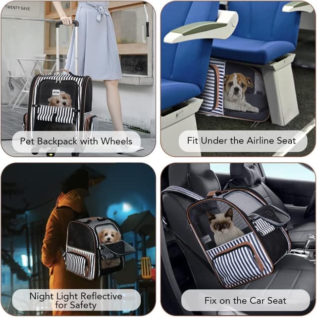 Thumbnail 6 de Lekespring Hunderucksack 2-in-1 mit Trolley