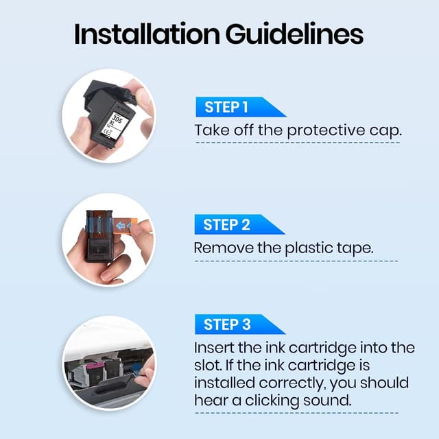 Thumbnail 3 de Gureef 305XL Ink Cartridges Combo for HP 305