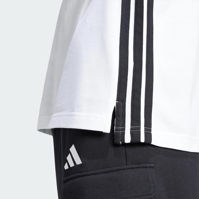 Detalle 2 de adidas Essentials 3-Streifen Piqué Poloshirt