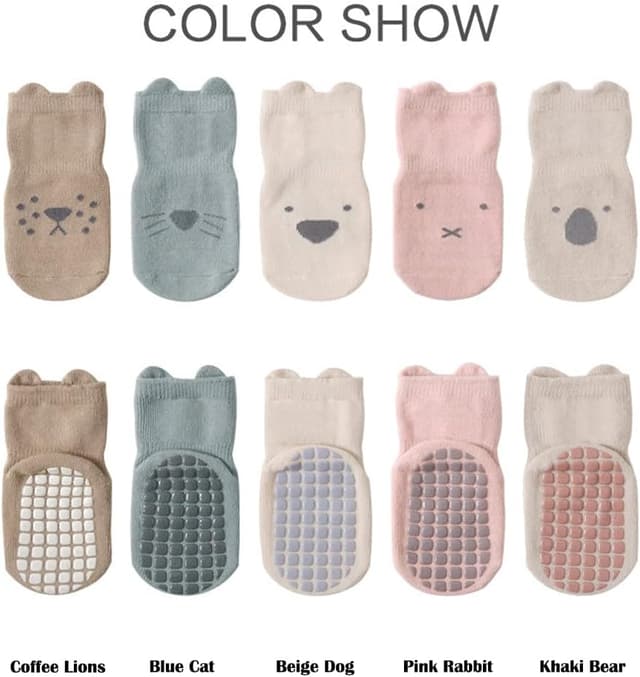 Thumbnail 2 de Exemaba Baby Socks with Grips 5 Pairs