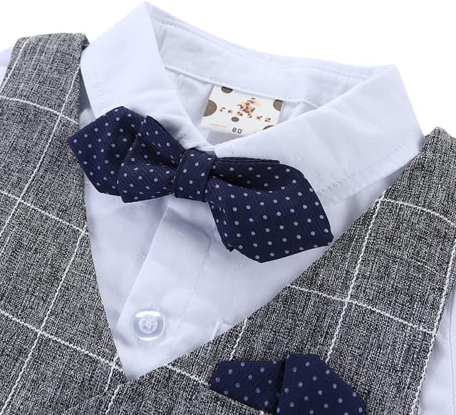 Thumbnail 3 de famuka Baby Boys Tuxedo Suit Set