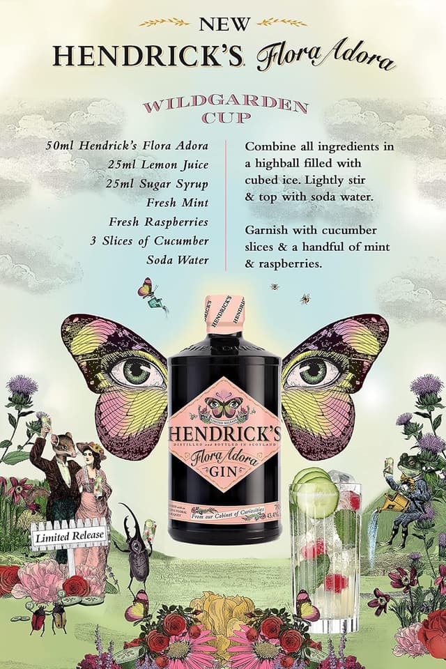 Thumbnail 5 de Hendrick's Flora Adora Ginebra Edición Limitada 🌸 70cl