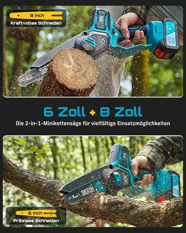 Thumbnail 1 de SEESII Mini Kettensäge 1000 W