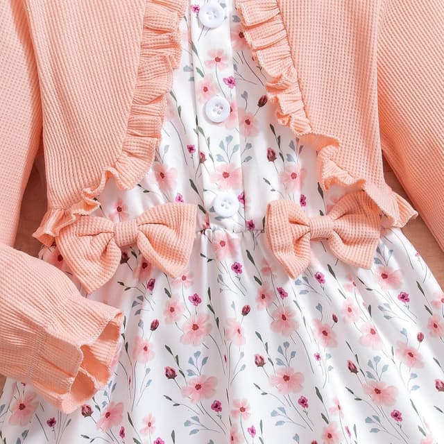 Thumbnail 1 de HPSOM Toddler Dress Set floral ruffles