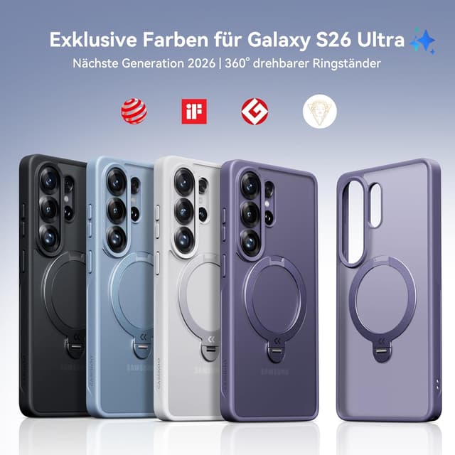 Detalle 2 de CASEKOO S26 Ultra Hülle violett 360° MagSafe