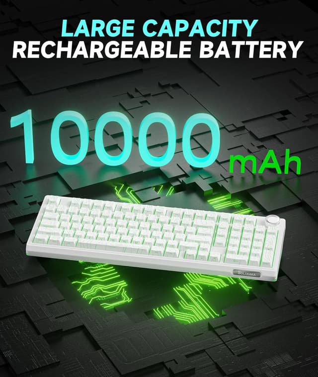 Detalle de SOLAKAKA KI99 Pro 96% Wireless Keyboard