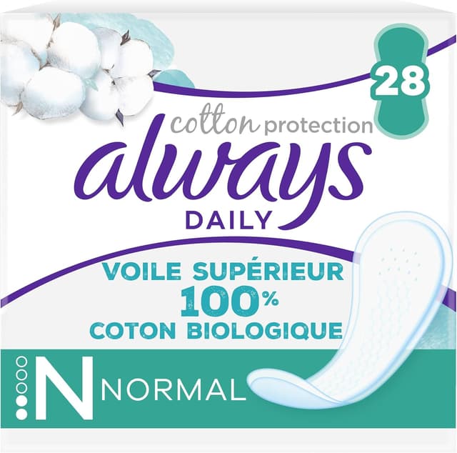Imagen de Always Dailies Cotton Protection 28 protège-slips en OfertitasTOP