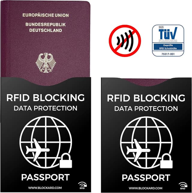 Detalle de BLOCKARD RFID Blocker Kartenhülle 12er Set