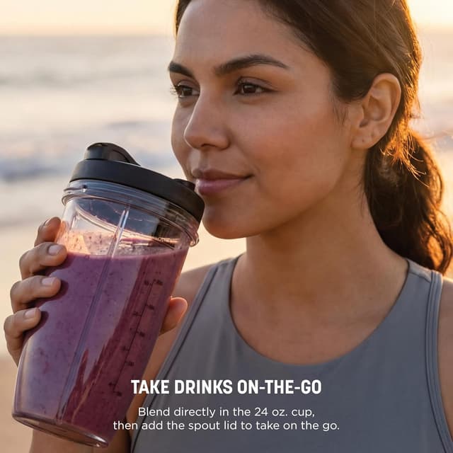 Thumbnail 5 de Ninja BN401 Nutri Pro 24oz Blender 🥤
