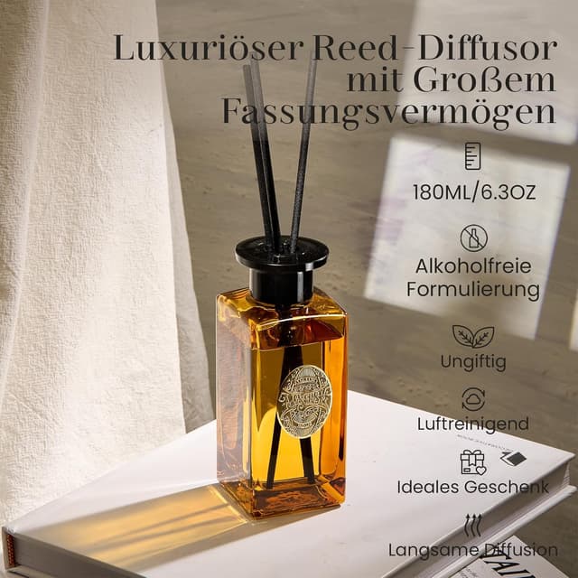 Detalle de Raumduft M&SENSE 180 ml Reed Diffuser