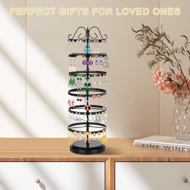 Thumbnail 6 de YYTECH 6 niveaux présentoir boucles d’oreille