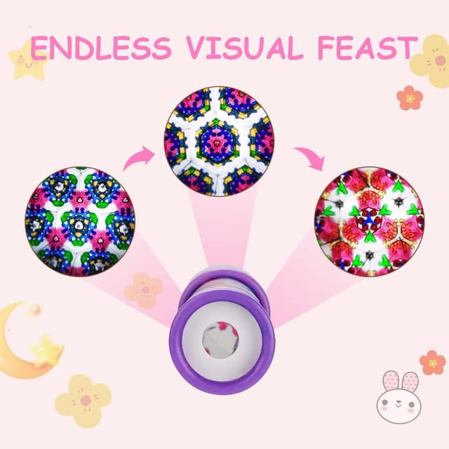 Detalle de AUAUY Caleidoscopio di Carta Classica 12pz