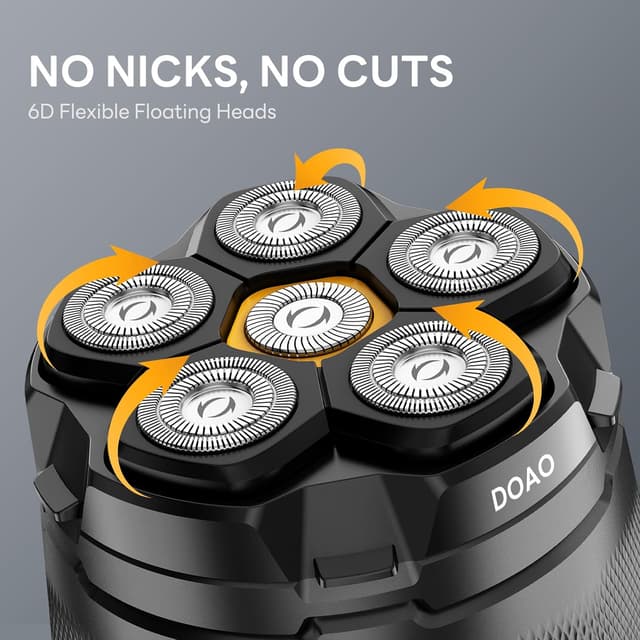 Detalle de DOAO A6 Plus Head Shaver 180min runtime