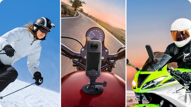 Detalle de Support adhésif flexible Insta360 X4/X3 3M