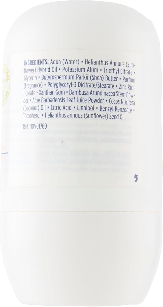Detalle de Rilastill Deo Roll On 48H con olio di cocco, aloe e burro di karité (50 ml) – deodorante antitraspirante 100% naturale