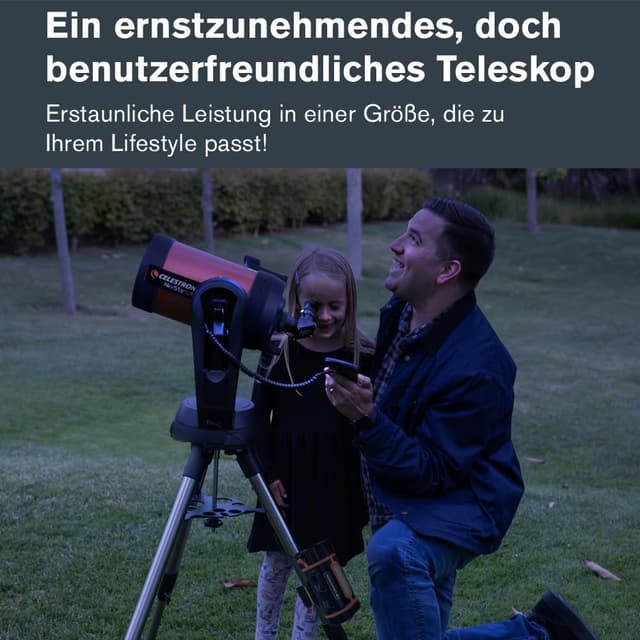 Detalle de Celestron NexStar 6SE (11068) Computer-gesteuertes Schmidt-Cassegrain-Teleskop mit Advanced GPS und AutoAlign