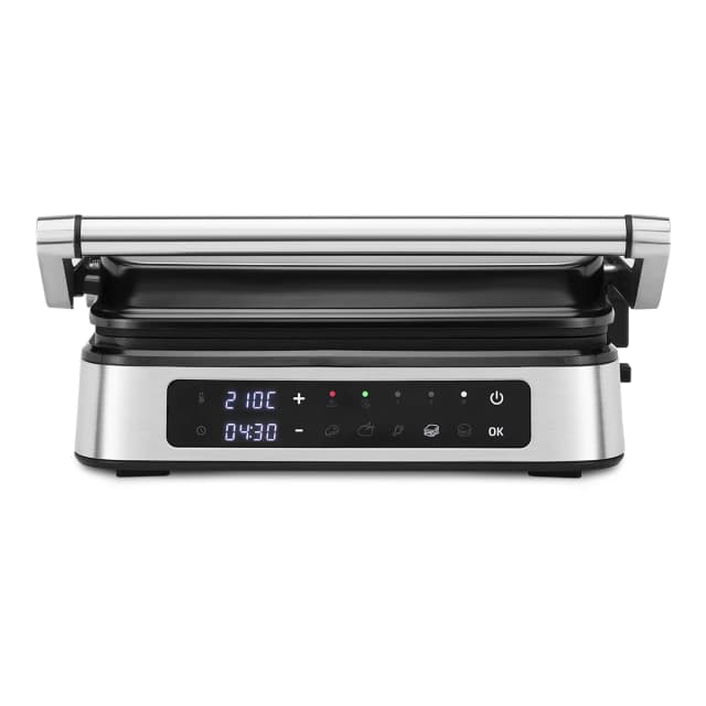 Detalle de Ufesa Everest grill con pantalla táctil