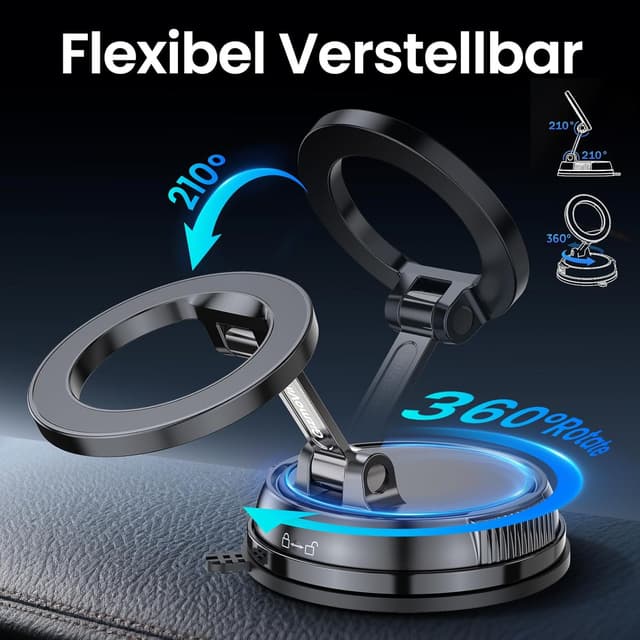 Detalle 2 de Moeila Magnetische Autohalterung 35KG 360°
