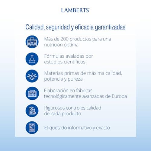 Thumbnail 2 de Lamberts Betaína HCl Pepsina 324 mg — 180 tabletas 💊