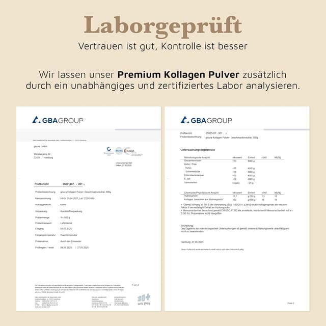 Detalle 1 de Collagen Pulver Premium 500g für Haut & Haar