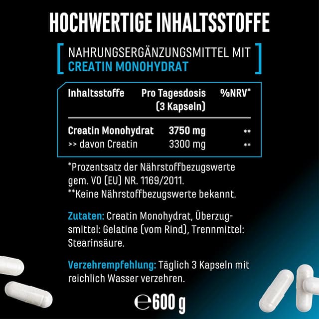 Thumbnail 5 de Creatine Ultra Caps 420 Kapseln 1250 mg