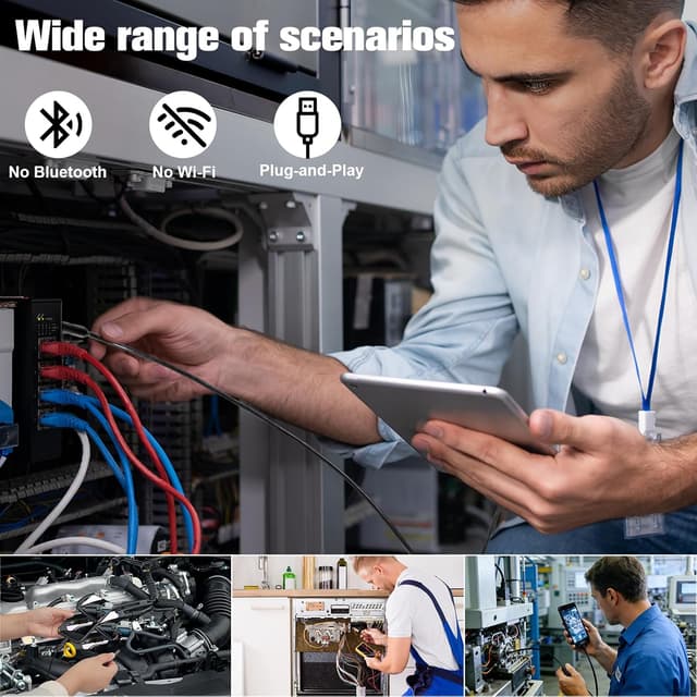 Thumbnail 6 de VINATO Endoscopio per Smartphone 10m 1080P