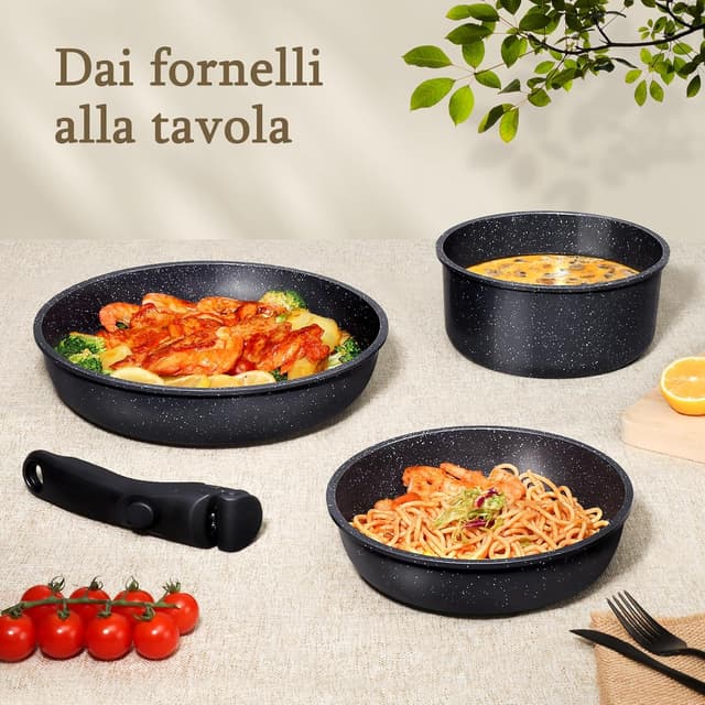 Thumbnail 6 de Set pentole e padelle antiaderente 15 pezzi