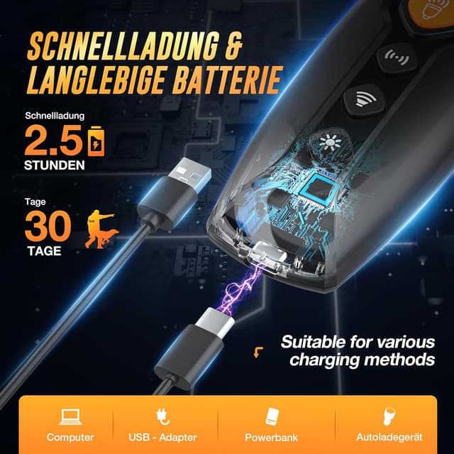 Thumbnail 3 de HZK Ultraschall Anti-Bell GerĂ€t 7 m đą