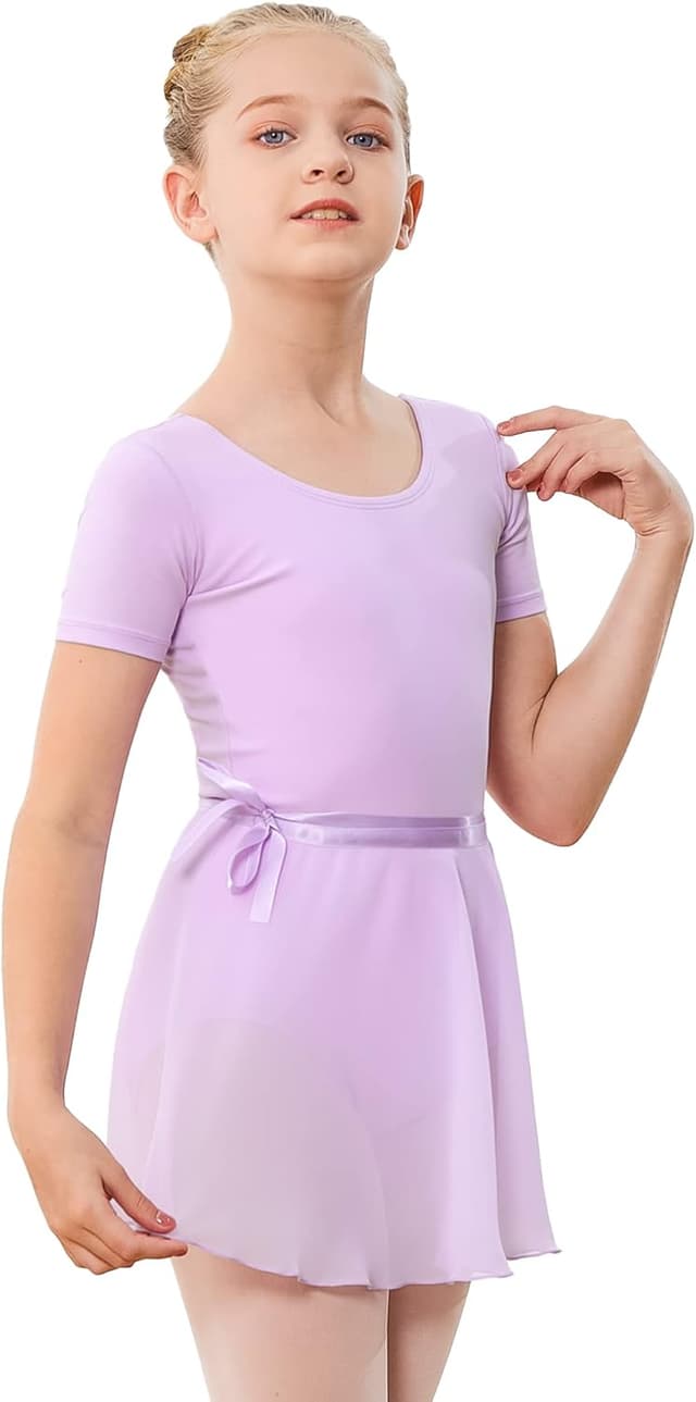 Detalle de Stelle Girls Ballet Leotards Set (Leotard, Tights & Removable Skirt) for Toddler & Little Kid