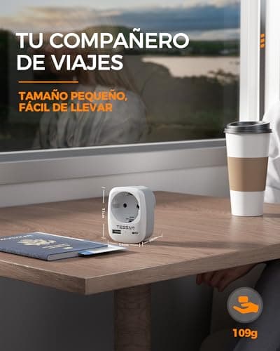 Thumbnail 6 de TESSAN Adaptador Enchufe USA 3 en 1
