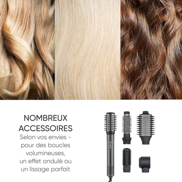 Thumbnail 6 de SEVERIN Brosse soufflante Multi Style 5 en 1 WL 0684 (technologie ionique, 1 500 W)