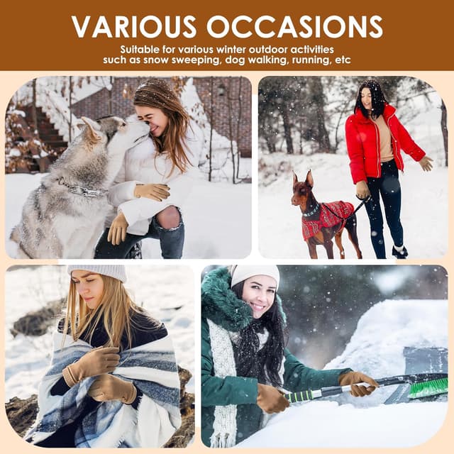 Thumbnail 6 de Dsane Women's Winter Touchscreen Texting Gloves