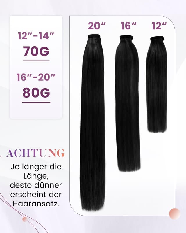 Thumbnail 1 de LaaVoo Zopf Extension 50 cm đâ