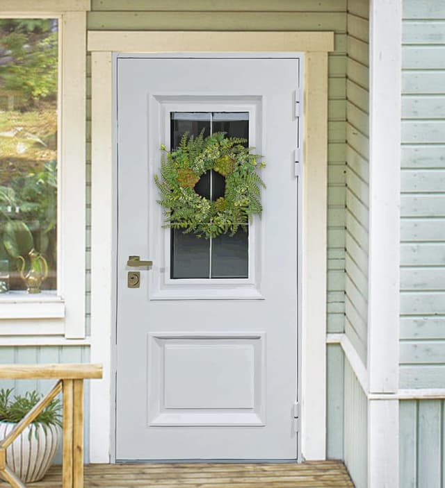 Detalle 2 de Arborus Adventskranz 40 cm im Boho Stil