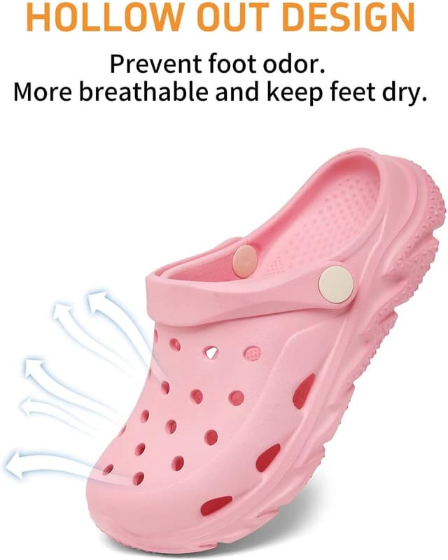 Detalle de Cubufly Kids Clog Garden Shoes, Slip-On Slides & Beach Water Shoes