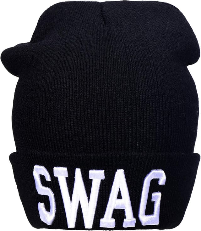 Detalle 2 de DonDon beanie uomo invernale nero Statement