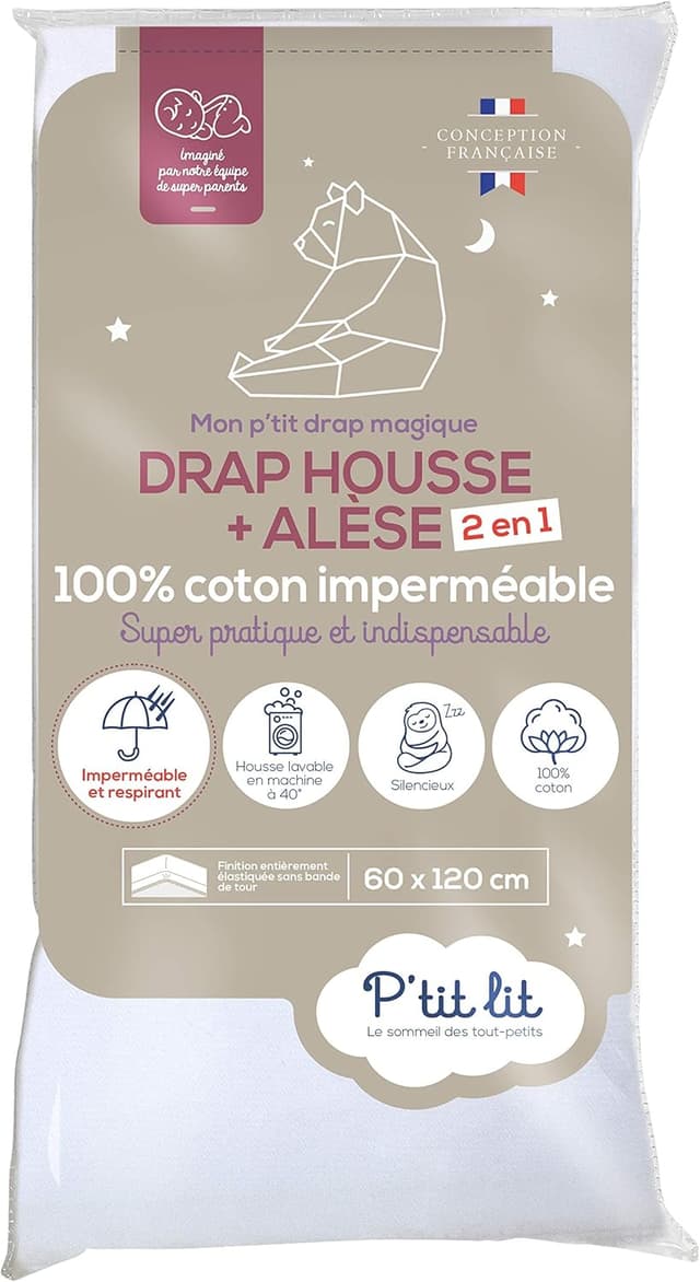 Imagen de P'tit lit Protège Matelas 60x120 cm en OfertitasTOP