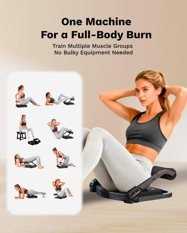 Detalle 2 de AIRHOP Ab Machine, 4-Speed ⚙