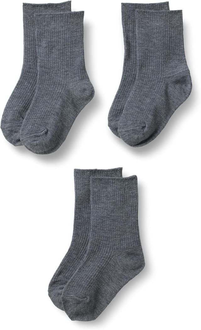 Thumbnail 6 de Amazon Essentials Jungen gerippte Crew-Socken (3er Pack) für Alltag, Freizeit & Schuluniform