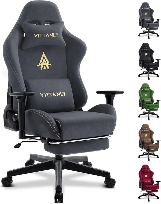 Imagen de Vittanly Gaming Stuhl 90–155° 💺 en OfertitasTOP
