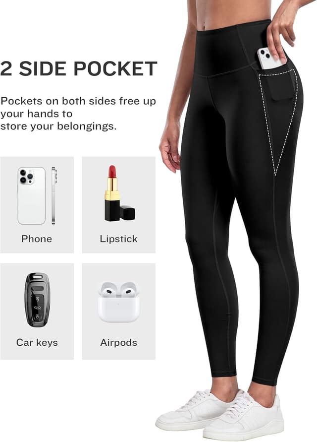 Thumbnail 2 de LZYVOO High-Waist Yoga Leggings with Pockets 6-pack