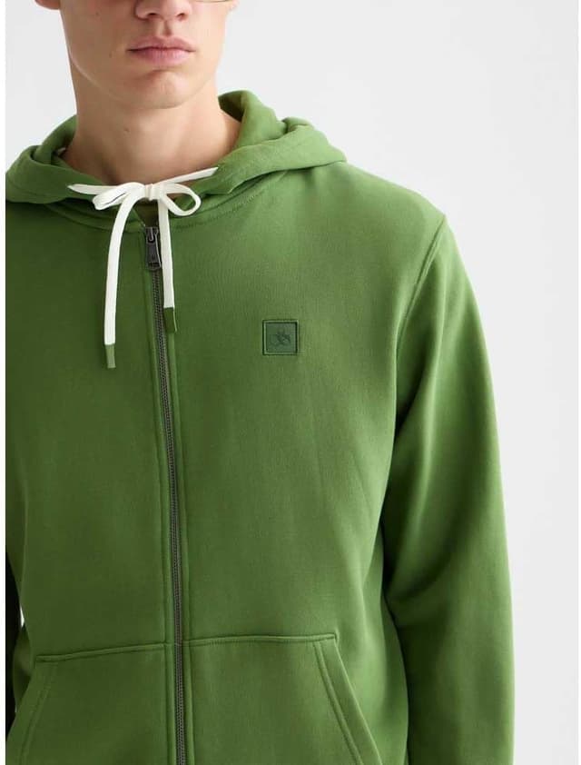 Detalle de Scotch & Soda Felpa con cappuccio uomo Essential Badge Logo