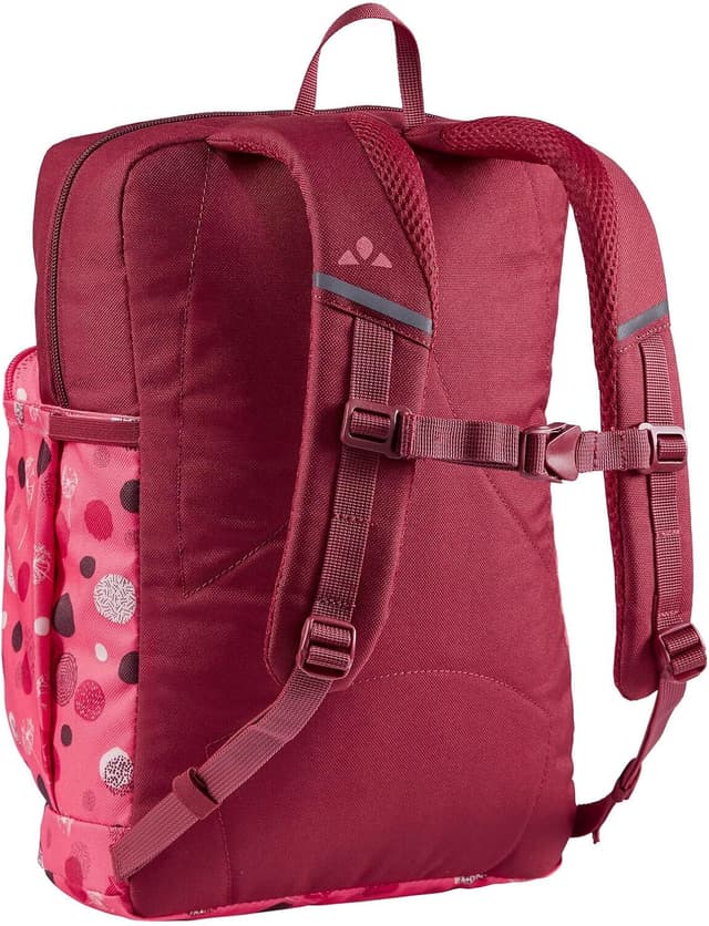 Detalle 2 de VAUDE Kinderrucksack Minnie für Jungen & Mädchen – komfortabler Wanderrucksack für Kinder (10 L) in Pink