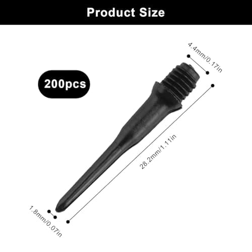 Detalle 2 de SHENGYIG puntas dardos 2BA negras