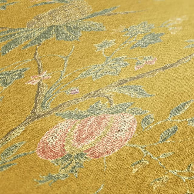 Thumbnail 4 de Livingwalls Papel Pintado Floral Amarillo y Verde