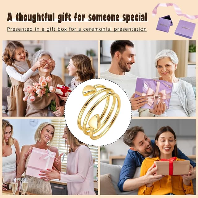 Thumbnail 6 de Zecimi Magnetring Silber: Anti-Stress- und Vital-Ring mit verstellbarer Öffnung