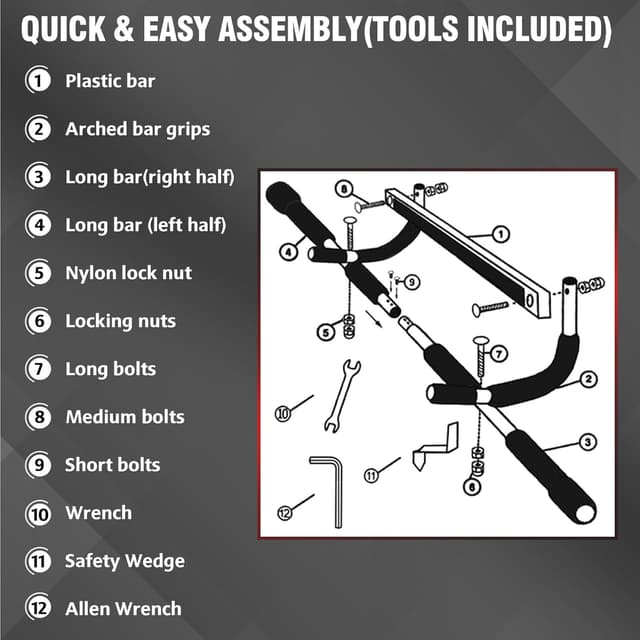 Thumbnail 5 de TOPOKO Upgrade Pull Up Bar 440 lbs 💪🏻