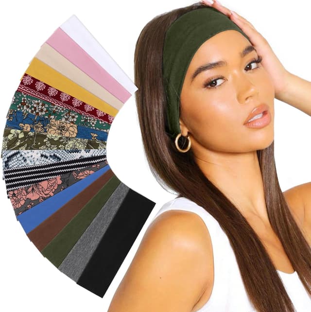 Imagen de DRESHOW 6cm wide stretchy headband for gym en OfertitasTOP